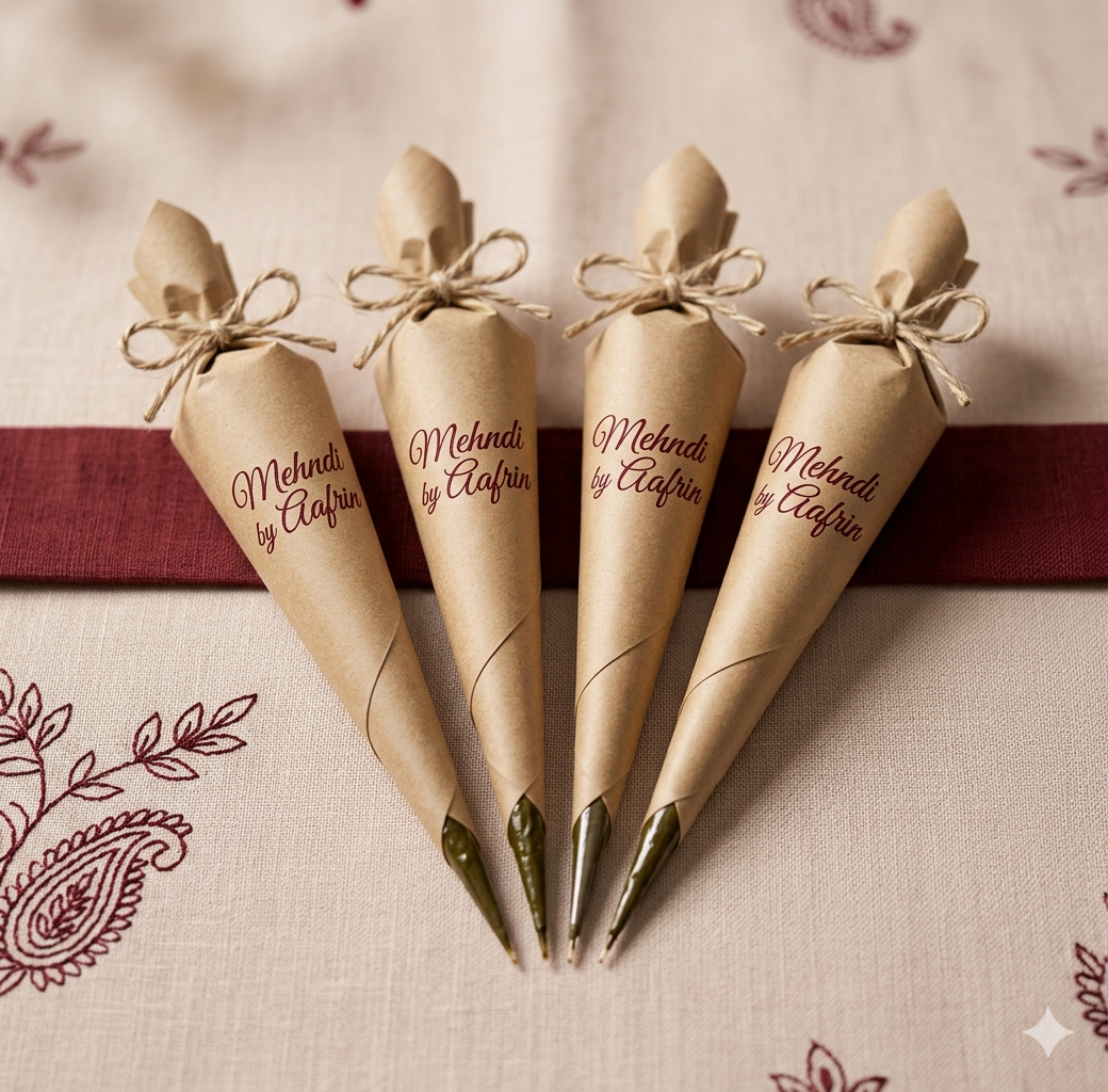 Premium Natural Henna Cones